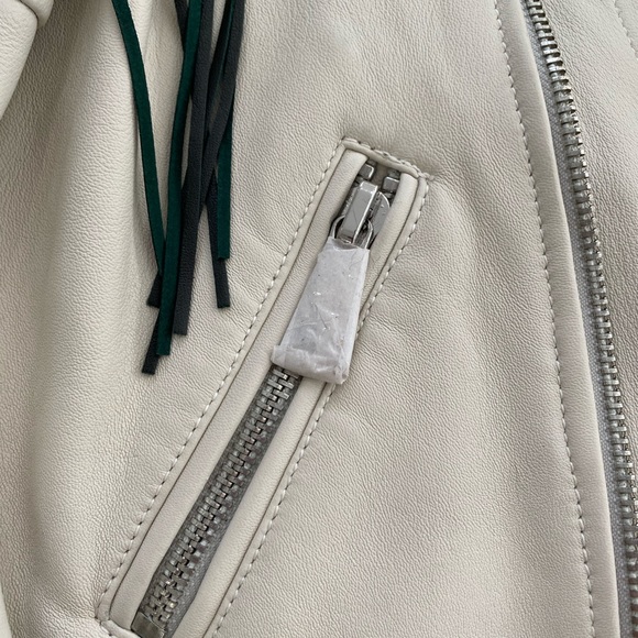 NWT Maje leather jacket, never worn - Picture 4 of 8